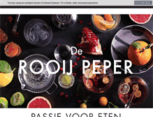 Tablet Screenshot of derooijpeper.nl